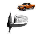 ESPEJO RETROVISOR (5 PINES) CROMO CON LUZ BT50 13-22 KINGMIRROR