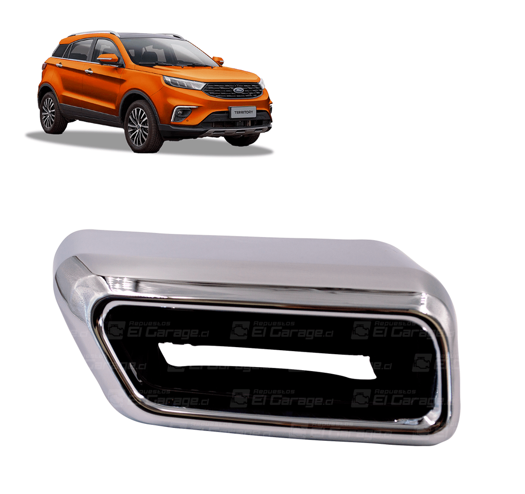 MOLDURA CROMO IZQ SALIDA TUBO ESCAPE PARACHOQUES TRASERO TERRITORY 1.5 ( 2019 - 2023 ) O