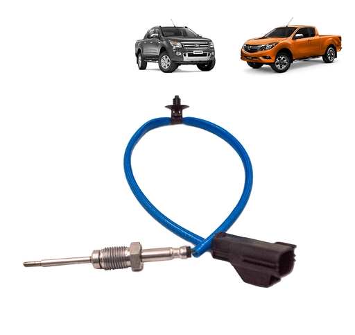 [1643399784735] SENSOR TEMPERATURA DPF AZUL CORTO  2.2 3.2 RANGER BT50 13-16 TAKAMA