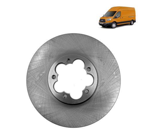 [1619104583582] DISCO FRENO DELANTERO 1PZA 5 PERNOS  2.2 TRANSIT CARGA 14-23 NETMOTORS