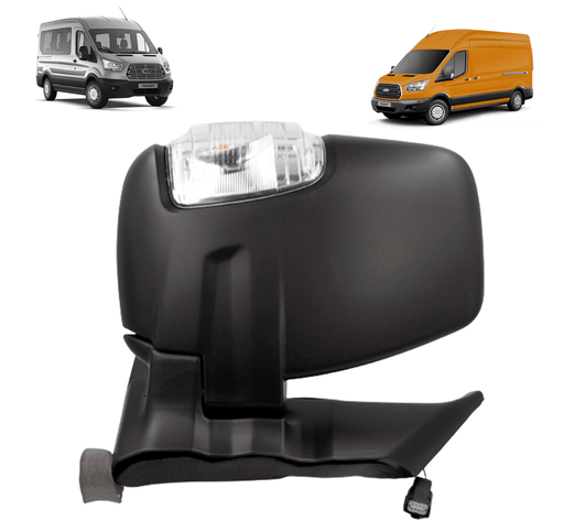 [69342876270855] ESPEJO RETROVISOR DERECHO MANUAL LUZ CROMO   2.2 TRANSIT 13-22 VIEWMAX