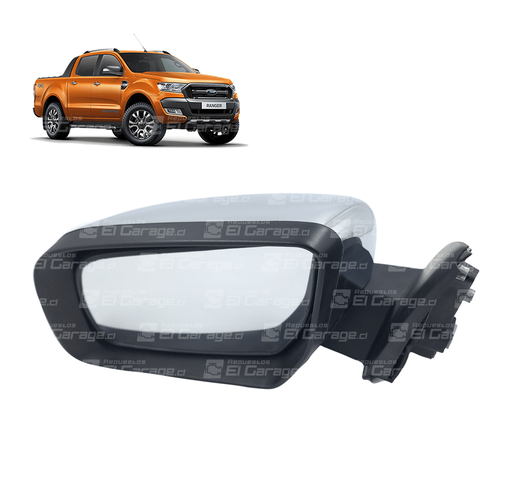 [67838376157439] ESPEJO RETROVISOR ELECTRICO CROMO CON LUZ DER   RANGER 17-22 ALTERNATIVO