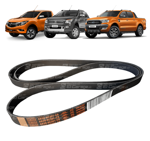 [RTB0103] CORREA ACCESORIOS 7PK3103 RANGER / BT50 3.2 (2013-2022) O